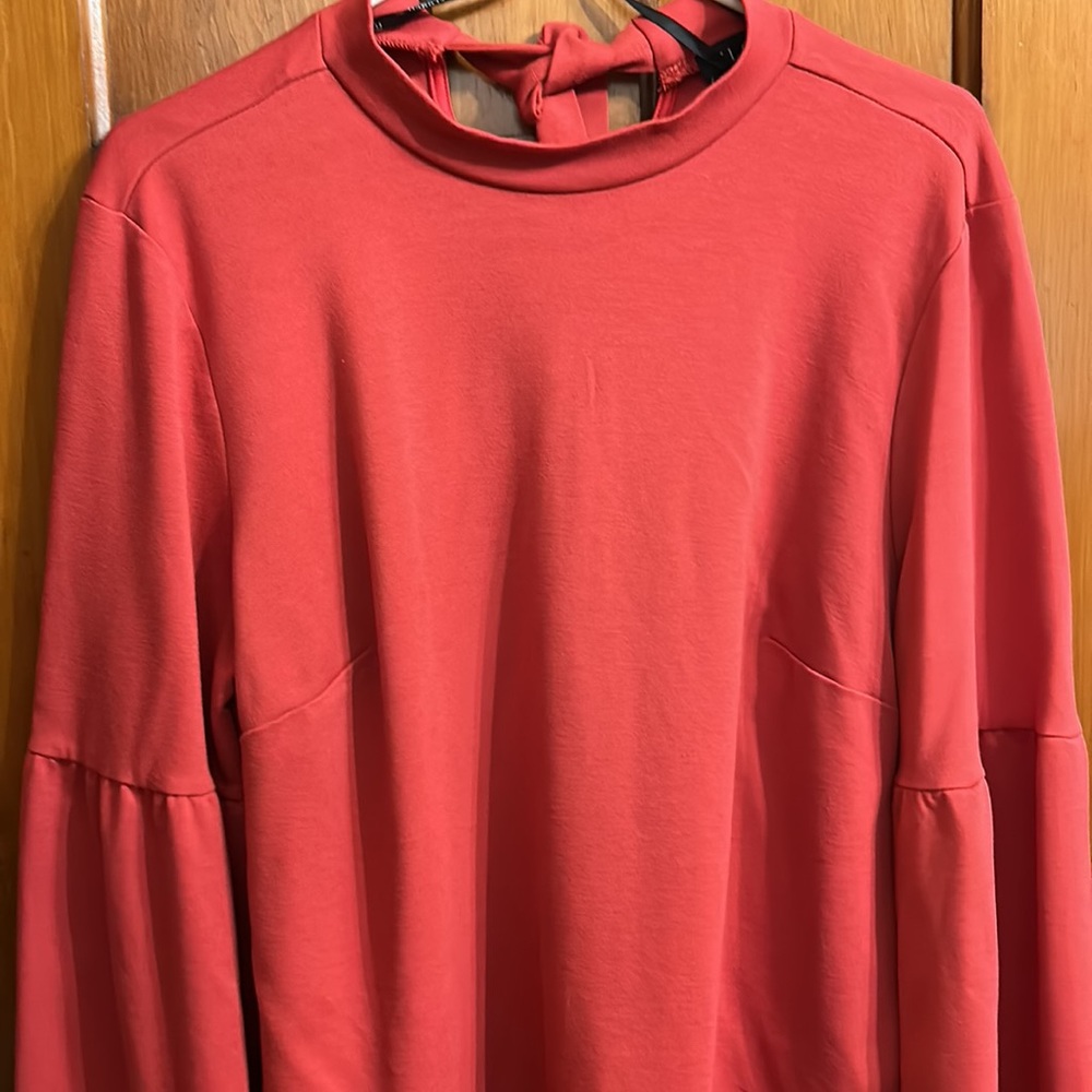 NWT!!! Eloquii Deep Red Shirt, Work, Party or Casual, Arresting Color